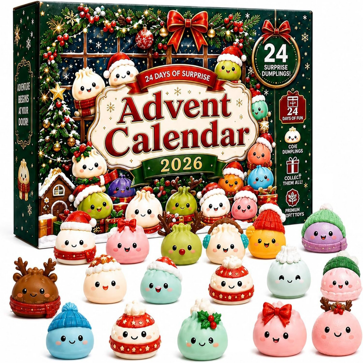 ๐ Christmas Dumpling Squishy Advent Calendar ๐
๐