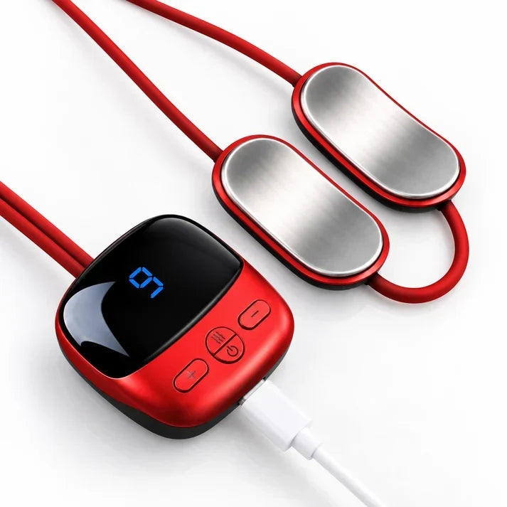 ๐ฅMini Necklace-Style Neck Massager โ 4 Modes, 9 Intensity Levels, 3 Heat Settings, Smart Dual-Pulse Pendant Design!!!๐โโ๏ธโจ