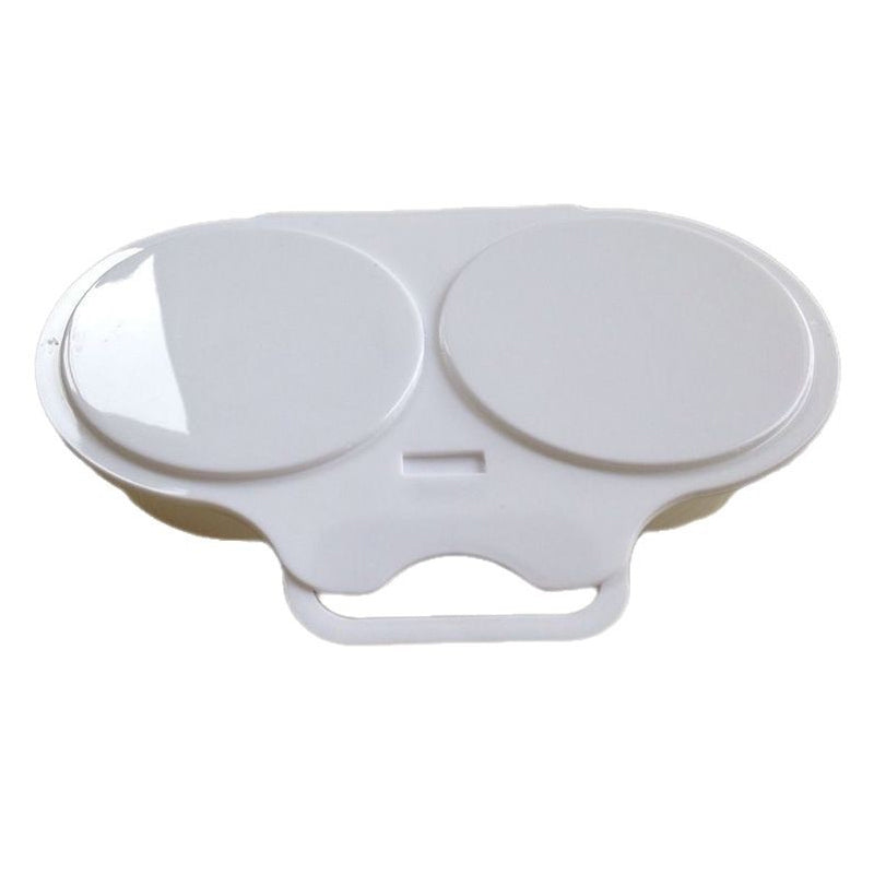đĨ2-Cavity Microwave Egg Poacher â Quick Oil-Free Egg Cooker for Easy Breakfasts