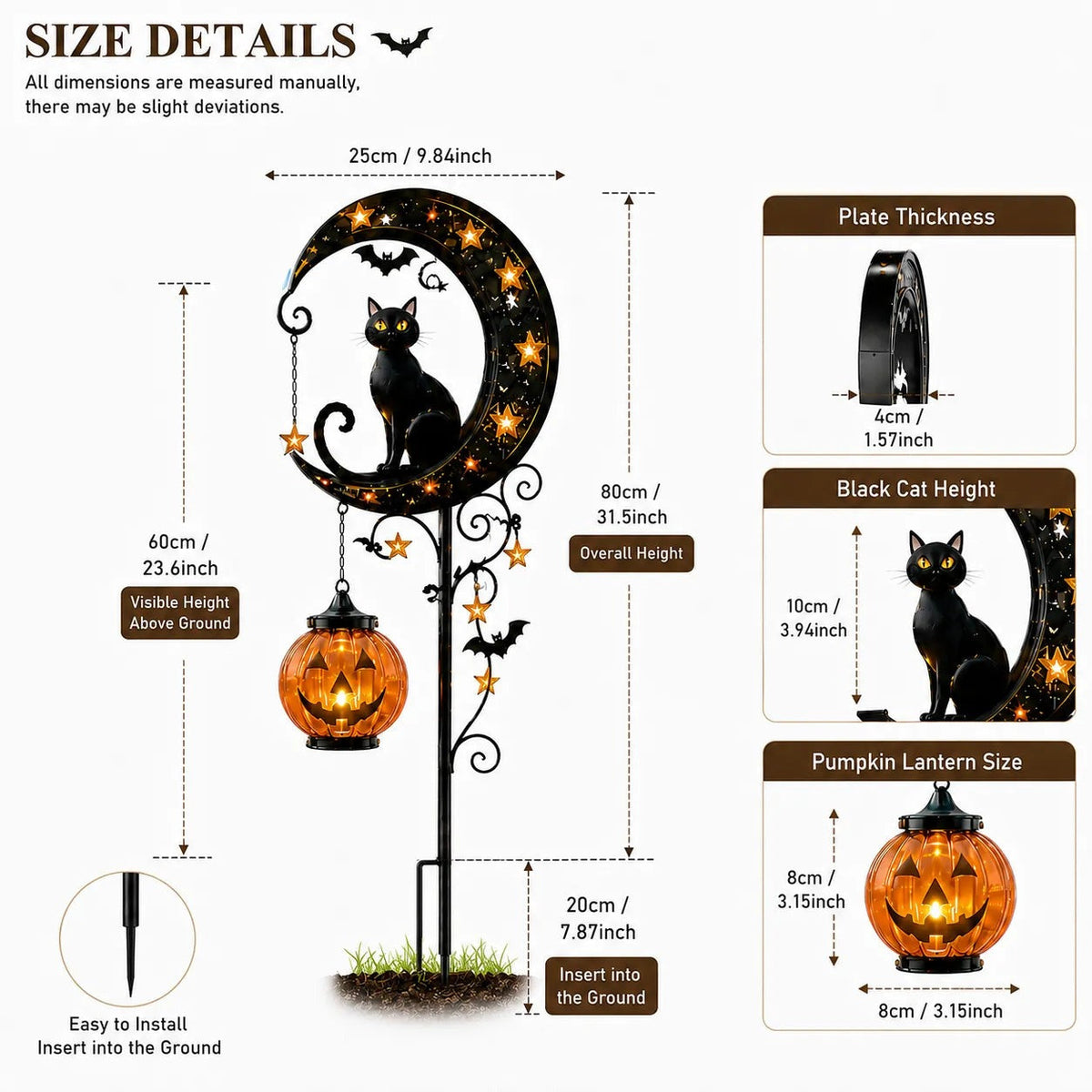 ✨✨✨🎃 Halloween Early Bird Sale | 49% OFF Pumpkin Moon Garden Stake Light