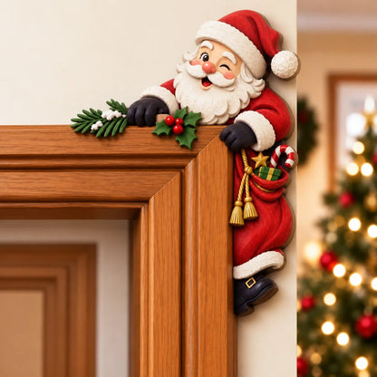 💯🎅Christmas Peekaboo Door Frame Corner Decor