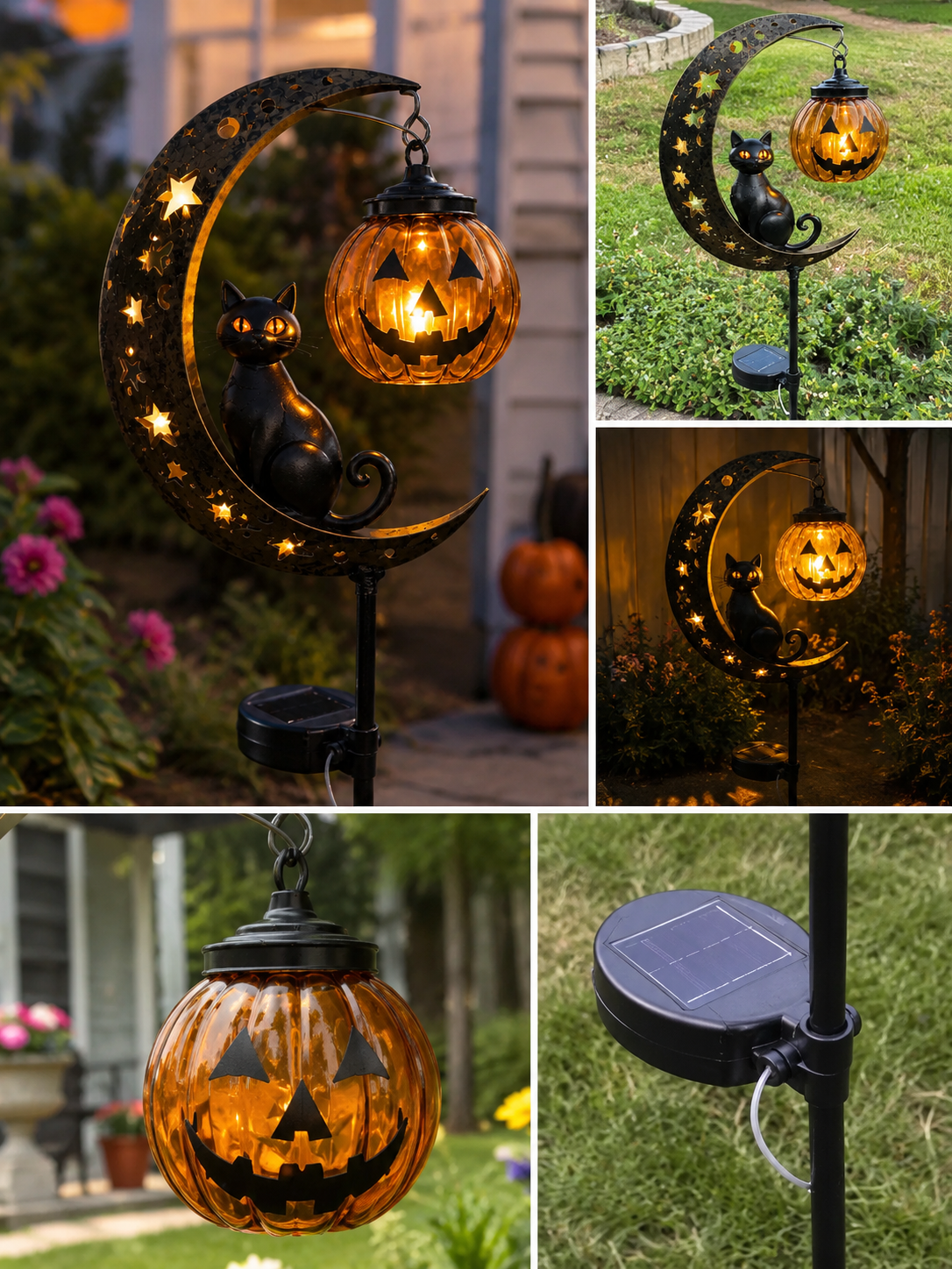 ✨✨✨🎃 Halloween Early Bird Sale | 49% OFF Pumpkin Moon Garden Stake Light