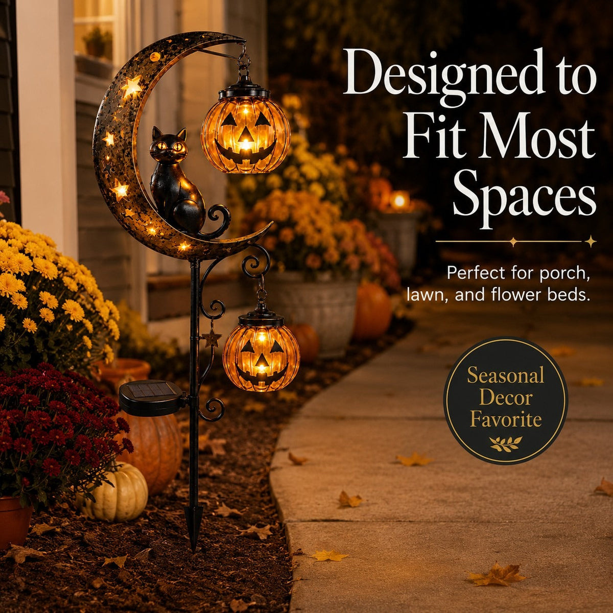 ✨✨✨🎃 Halloween Early Bird Sale | 49% OFF Pumpkin Moon Garden Stake Light