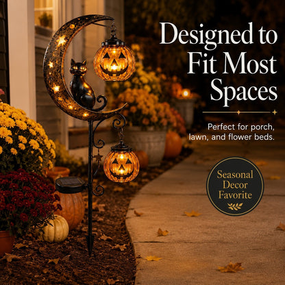 ✨✨✨🎃 Halloween Early Bird Sale | 49% OFF Pumpkin Moon Garden Stake Light