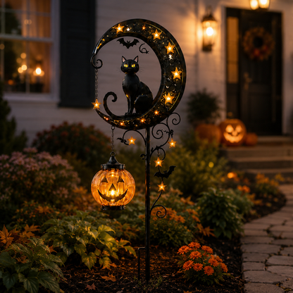✨✨✨🎃 Halloween Early Bird Sale | 49% OFF Pumpkin Moon Garden Stake Light