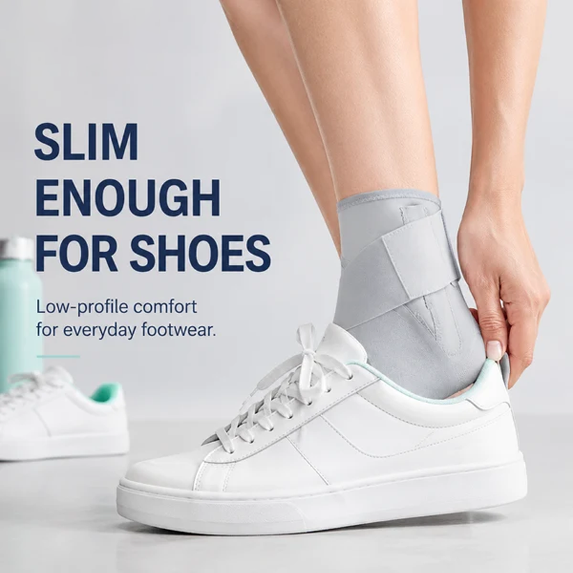 Adjustable Ankle Support Brace – Compression Sports Wrap for Basketball, Running & Training