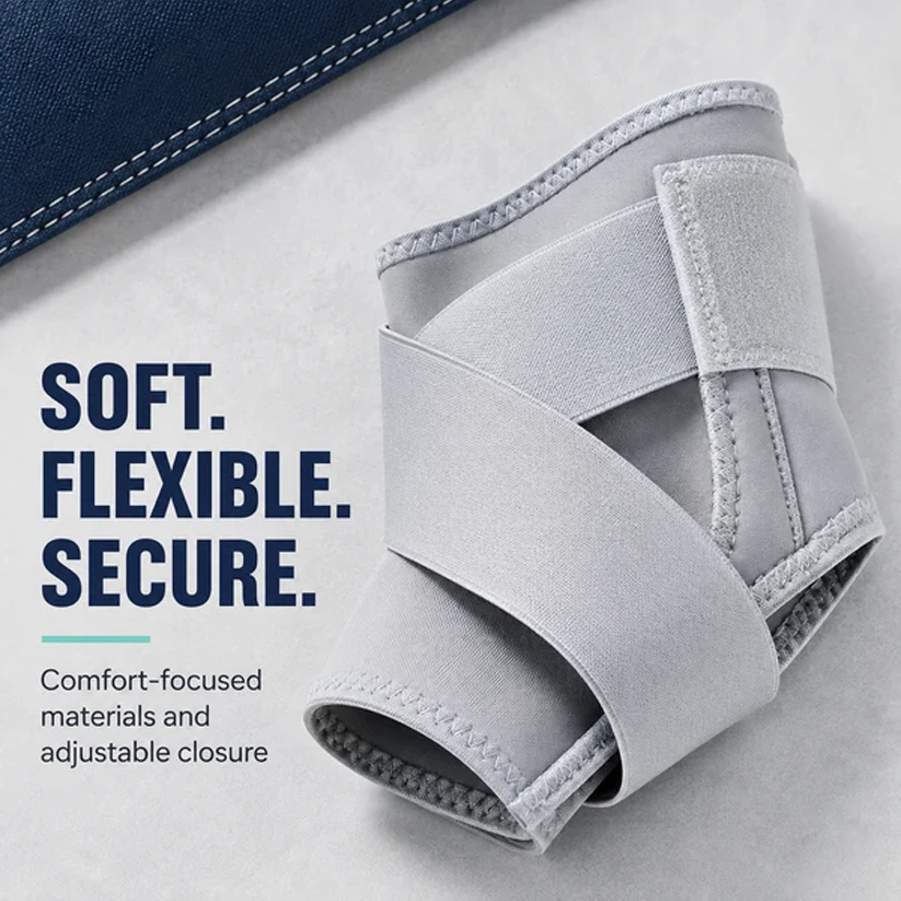 Adjustable Ankle Support Brace – Compression Sports Wrap for Basketball, Running & Training