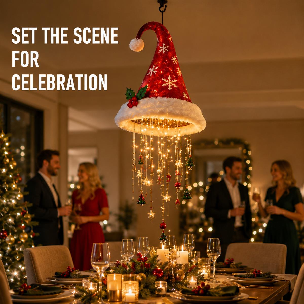 ✨ Holiday Lighted Garland – Make Christmas Glow