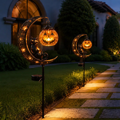 ✨✨✨🎃 Halloween Early Bird Sale | 49% OFF Pumpkin Moon Garden Stake Light