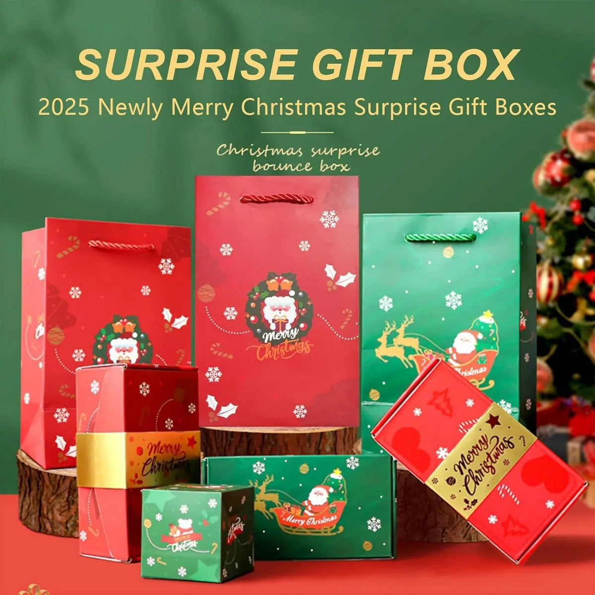 🎁 Christmas Pop-Up Surprise Gift Box